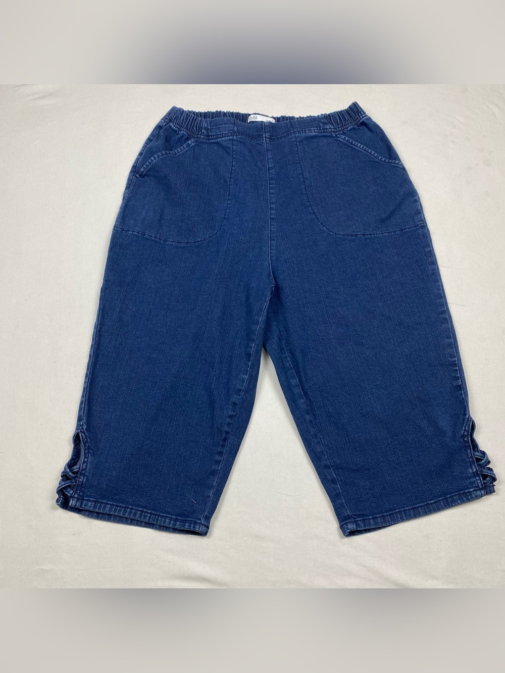 croft & barrow Navy Blue Cropped Denim Capris